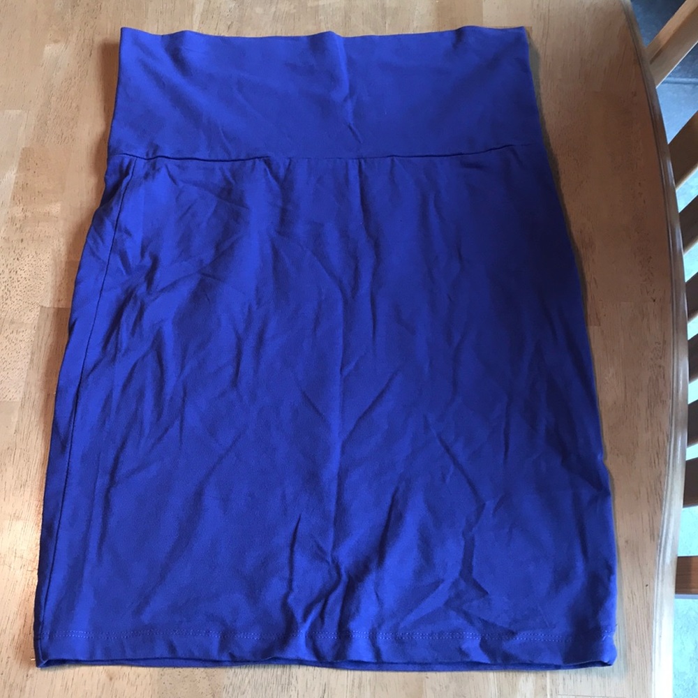 Purple Bodycon Pencil Skirt